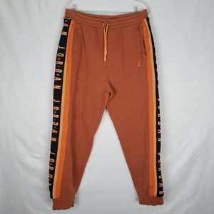 Air Jordan orange sweatpants XL